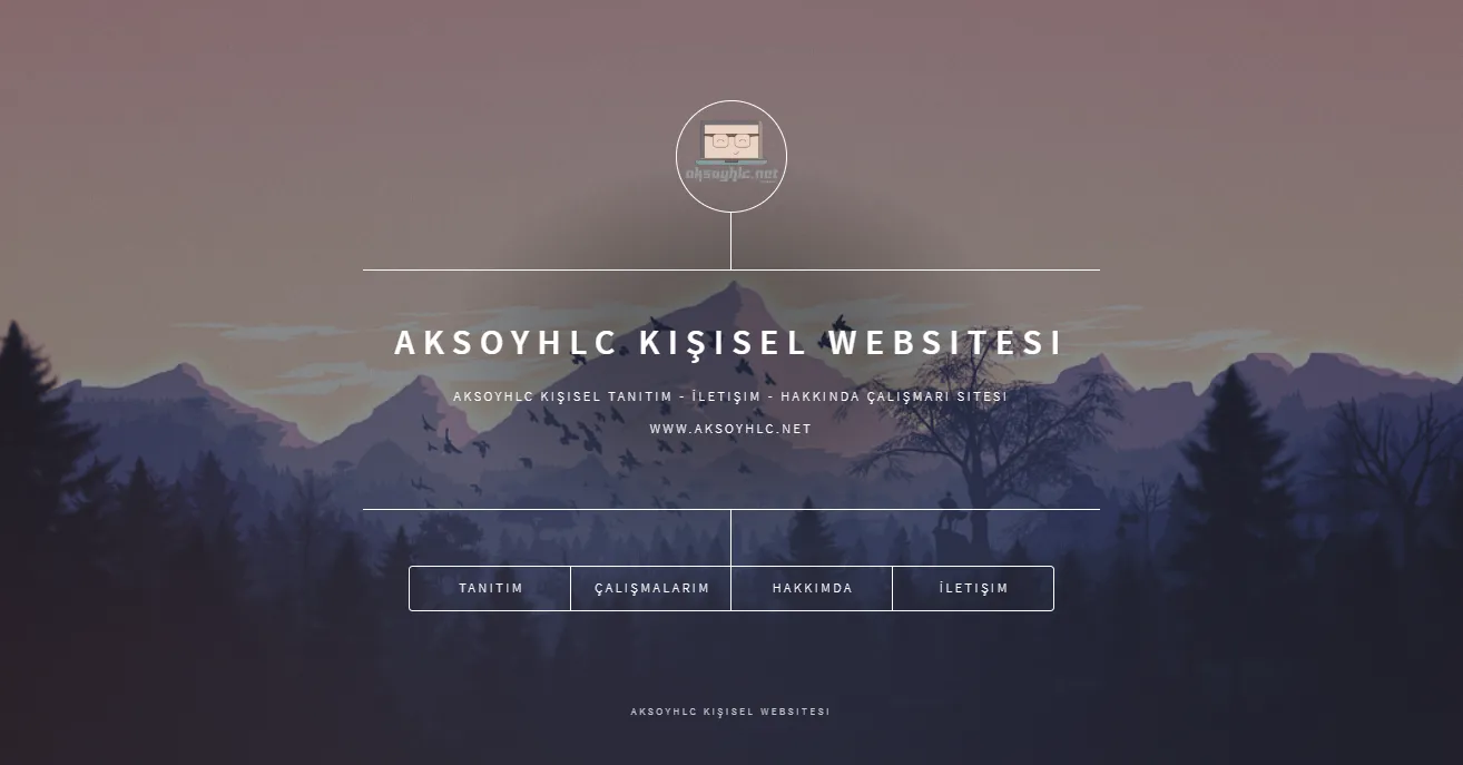 Aksoyhlc Kişisel Websitesi Portfolio Scripti