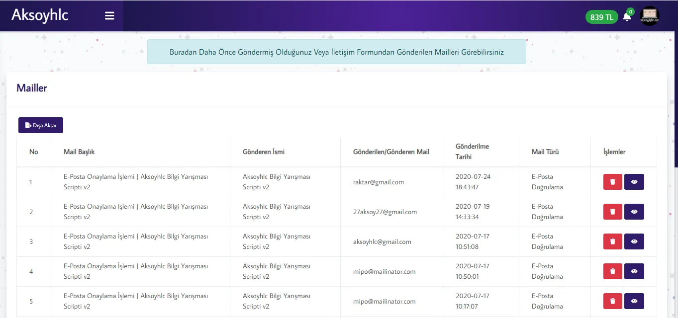 Aksoyhlc Bilgi Yarışması - Online Test Çözme Scripti v3 | Mobil Uygulama Hediye