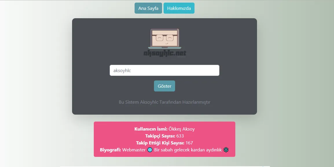 Ücretsiz Aksoyhlc Instagram Profil Resmi Büyütme Scripti